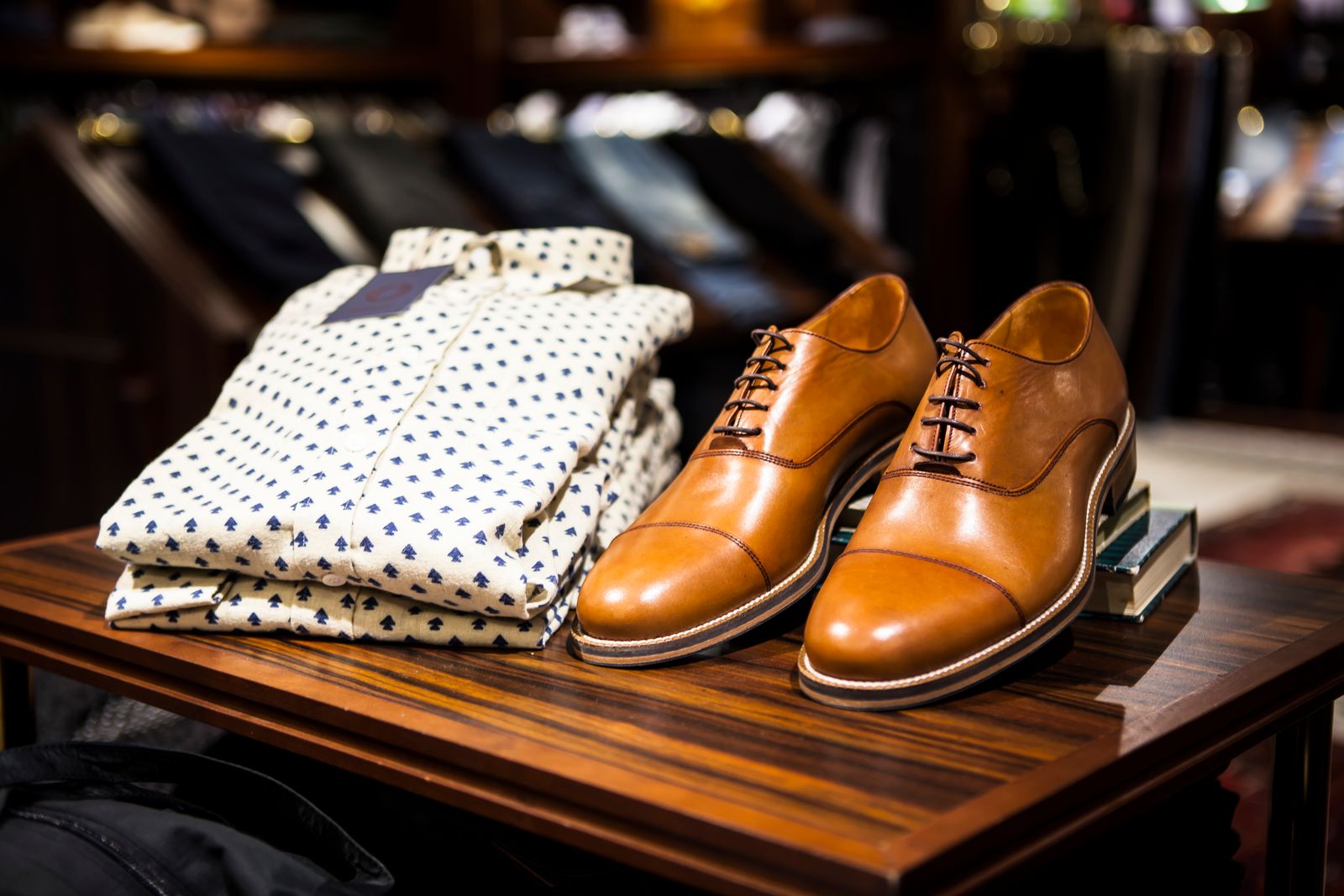 Tan Cap-Toe Brogues