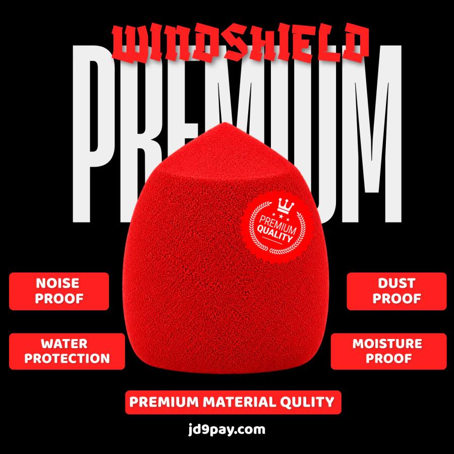 Triangle Shape Premium Quality Microphone Windshield