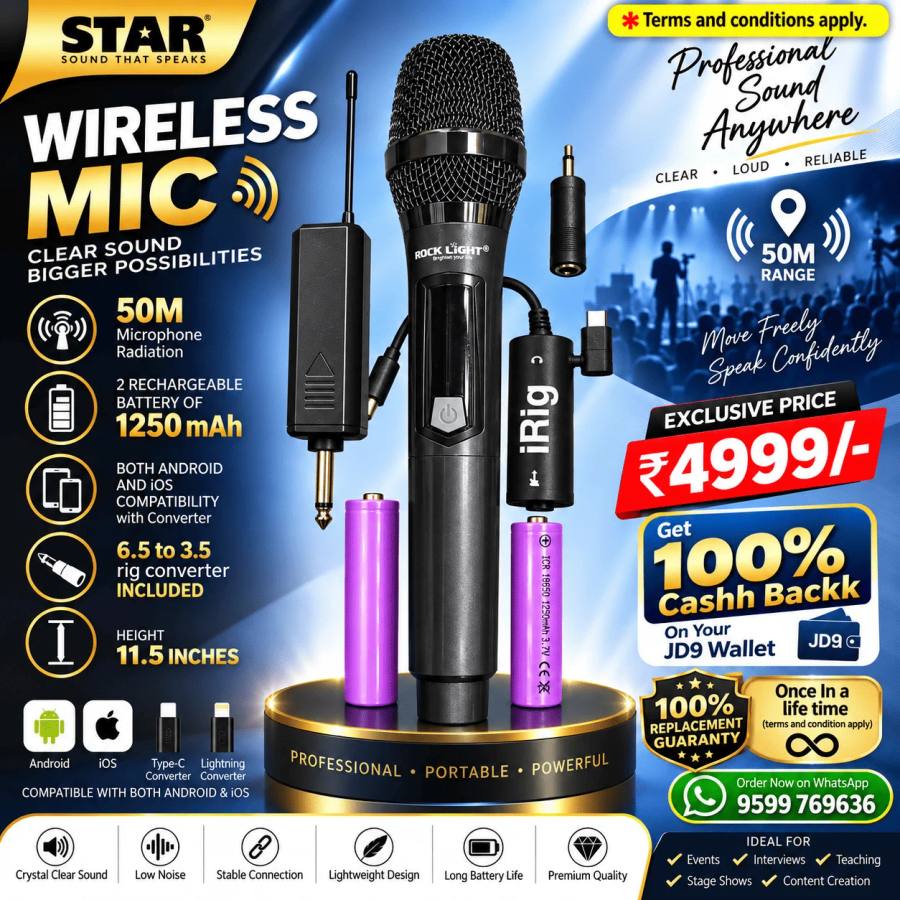 Premium Quality Wireless Microphone