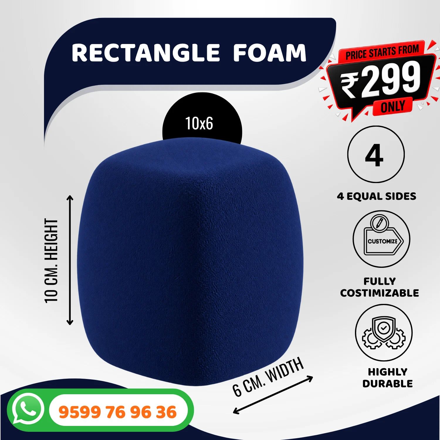 Rectangle Shape Premium Quality Microphone Windshield